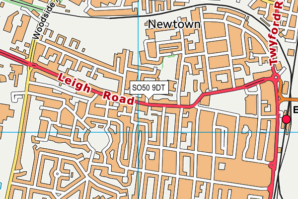 SO50 9DT map - OS VectorMap District (Ordnance Survey) SO50 9DT map - OS VectorMap District (Ordnance Survey)
