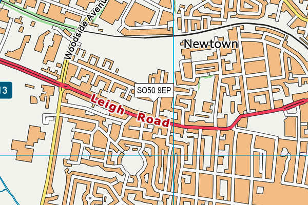SO50 9EP map - OS VectorMap District (Ordnance Survey) SO50 9EP map - OS VectorMap District (Ordnance Survey)