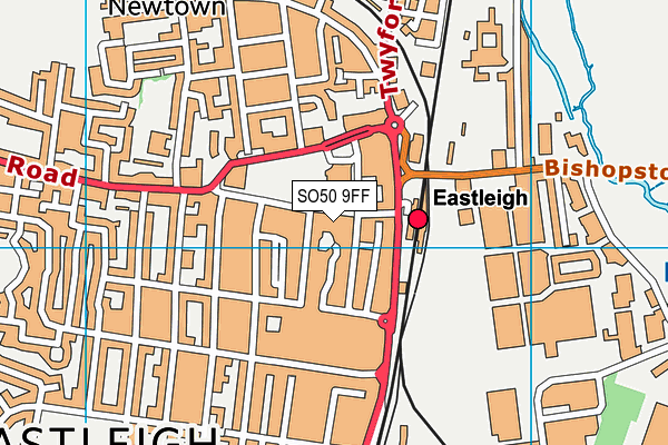 SO50 9FF map - OS VectorMap District (Ordnance Survey) SO50 9FF map - OS VectorMap District (Ordnance Survey)