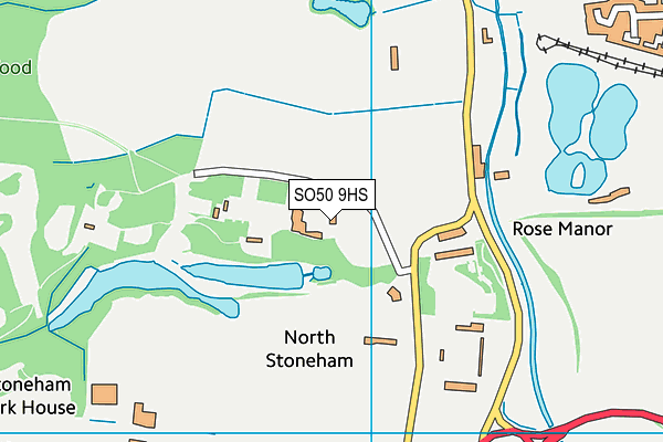 SO50 9HS map - OS VectorMap District (Ordnance Survey) SO50 9HS map - OS VectorMap District (Ordnance Survey)