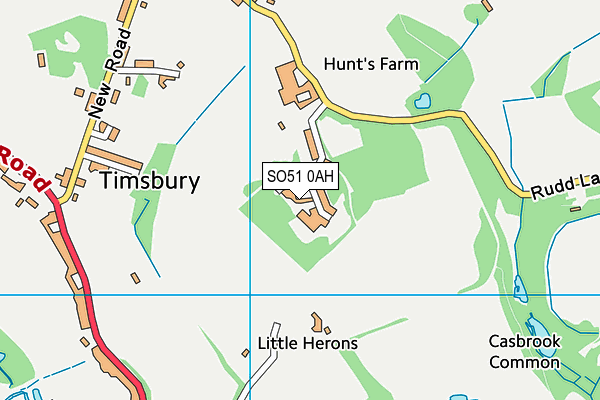 SO51 0AH map - OS VectorMap District (Ordnance Survey) SO51 0AH map - OS VectorMap District (Ordnance Survey)