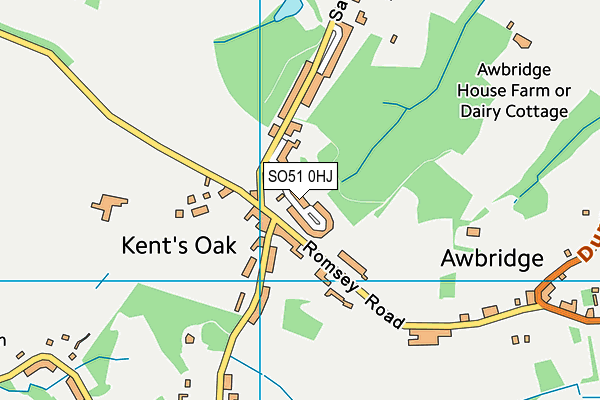 SO51 0HJ map - OS VectorMap District (Ordnance Survey) SO51 0HJ map - OS VectorMap District (Ordnance Survey)