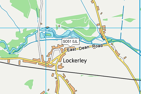 SO51 0JL map - OS VectorMap District (Ordnance Survey) SO51 0JL map - OS VectorMap District (Ordnance Survey)