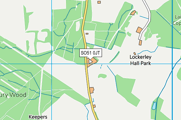 SO51 0JT map - OS VectorMap District (Ordnance Survey) SO51 0JT map - OS VectorMap District (Ordnance Survey)