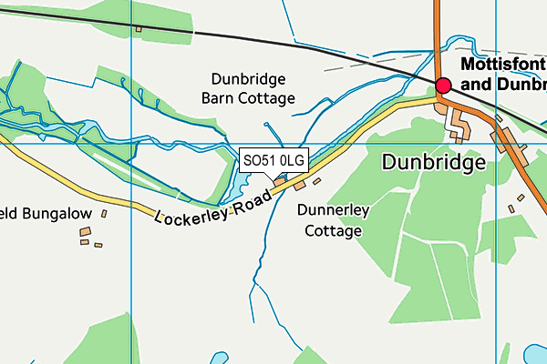 SO51 0LG map - OS VectorMap District (Ordnance Survey) SO51 0LG map - OS VectorMap District (Ordnance Survey)