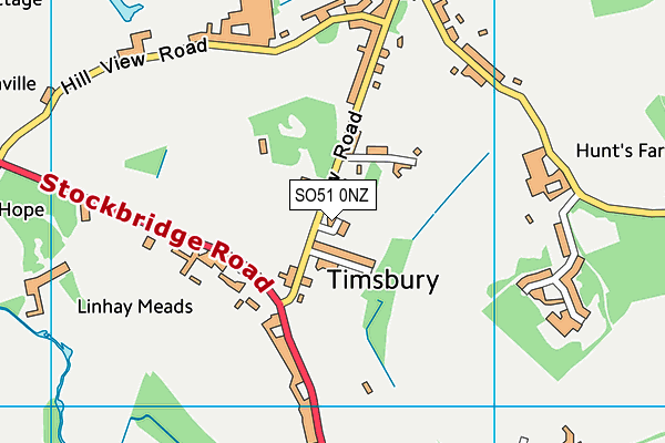 SO51 0NZ map - OS VectorMap District (Ordnance Survey) SO51 0NZ map - OS VectorMap District (Ordnance Survey)