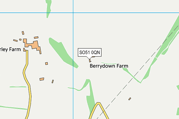 SO51 0QN map - OS VectorMap District (Ordnance Survey) SO51 0QN map - OS VectorMap District (Ordnance Survey)