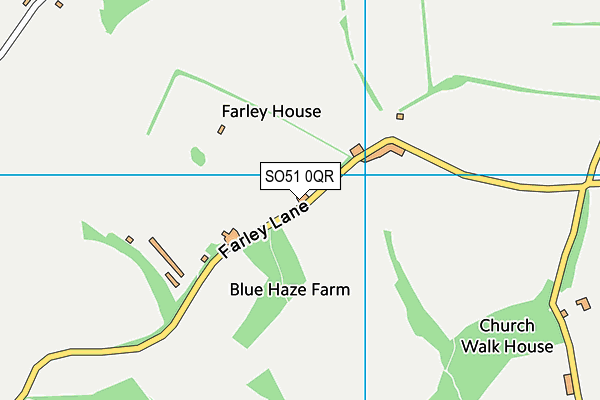 SO51 0QR map - OS VectorMap District (Ordnance Survey)