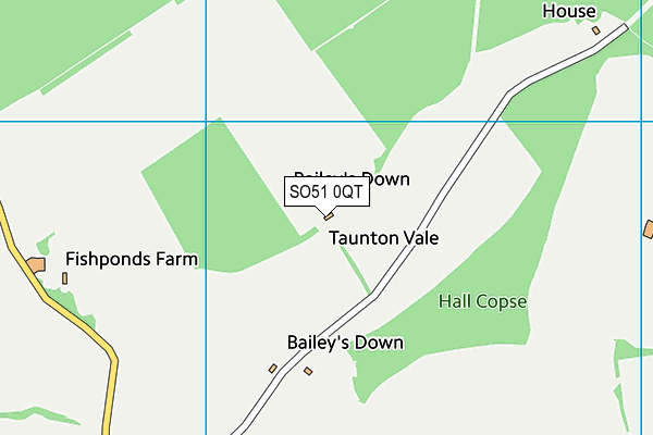 SO51 0QT map - OS VectorMap District (Ordnance Survey) SO51 0QT map - OS VectorMap District (Ordnance Survey)