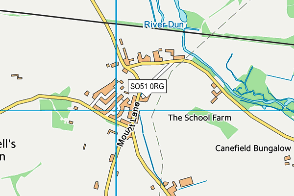 SO51 0RG map - OS VectorMap District (Ordnance Survey) SO51 0RG map - OS VectorMap District (Ordnance Survey)