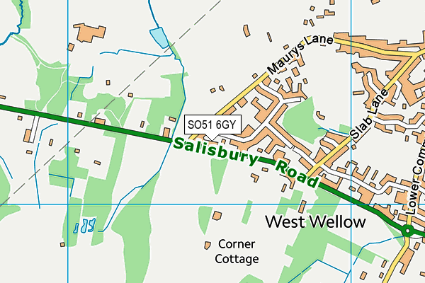 SO51 6GY map - OS VectorMap District (Ordnance Survey) SO51 6GY map - OS VectorMap District (Ordnance Survey)