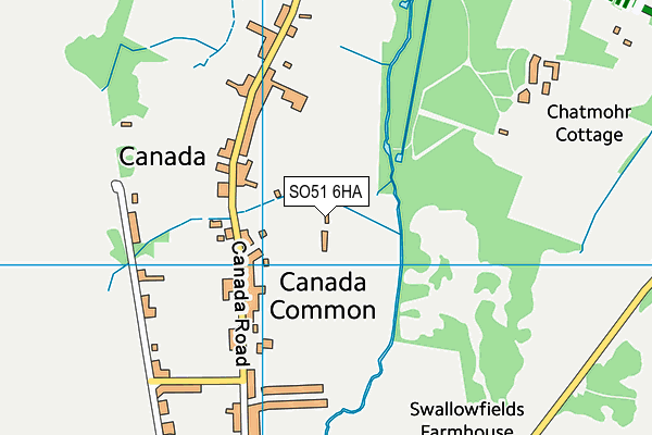 SO51 6HA map - OS VectorMap District (Ordnance Survey) SO51 6HA map - OS VectorMap District (Ordnance Survey)