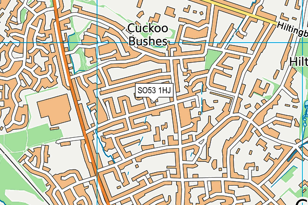 SO53 1HJ map - OS VectorMap District (Ordnance Survey) SO53 1HJ map - OS VectorMap District (Ordnance Survey)