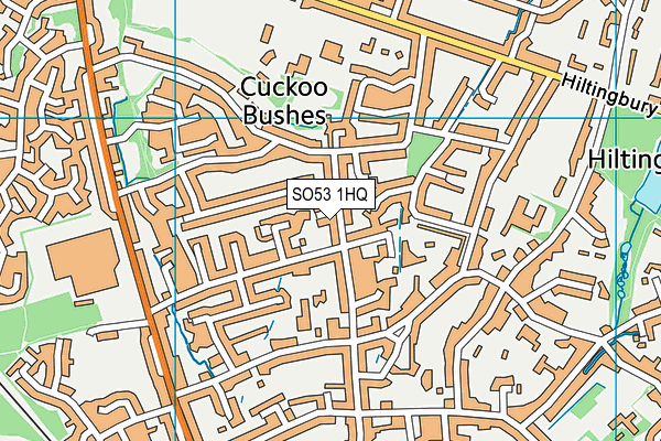 SO53 1HQ map - OS VectorMap District (Ordnance Survey) SO53 1HQ map - OS VectorMap District (Ordnance Survey)