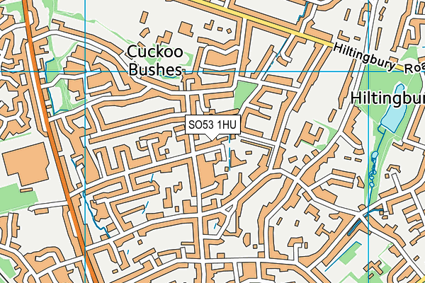 SO53 1HU map - OS VectorMap District (Ordnance Survey) SO53 1HU map - OS VectorMap District (Ordnance Survey)