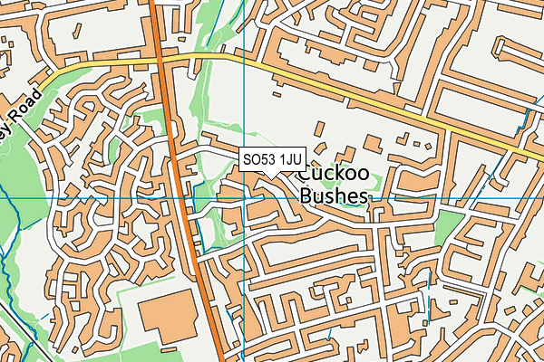 SO53 1JU map - OS VectorMap District (Ordnance Survey) SO53 1JU map - OS VectorMap District (Ordnance Survey)