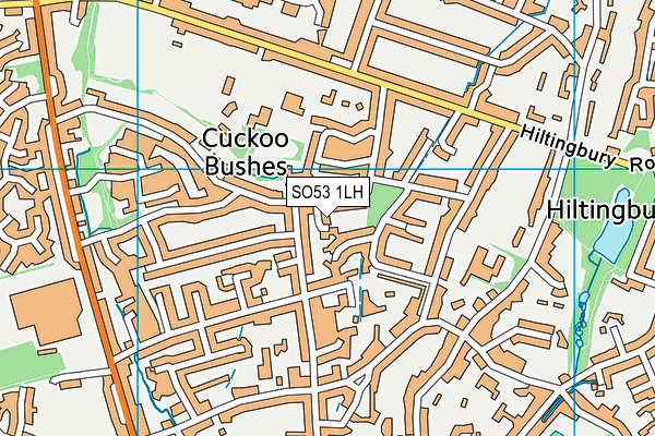 SO53 1LH map - OS VectorMap District (Ordnance Survey) SO53 1LH map - OS VectorMap District (Ordnance Survey)