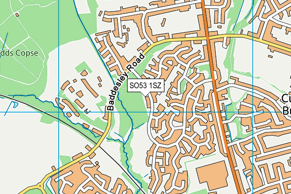 SO53 1SZ map - OS VectorMap District (Ordnance Survey) SO53 1SZ map - OS VectorMap District (Ordnance Survey)