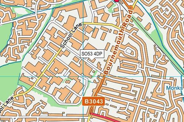 SO53 4DP map - OS VectorMap District (Ordnance Survey) SO53 4DP map - OS VectorMap District (Ordnance Survey)