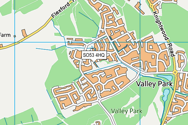 SO53 4HQ map - OS VectorMap District (Ordnance Survey) SO53 4HQ map - OS VectorMap District (Ordnance Survey)