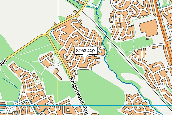 SO53 4QY map - OS VectorMap District (Ordnance Survey) SO53 4QY map - OS VectorMap District (Ordnance Survey)