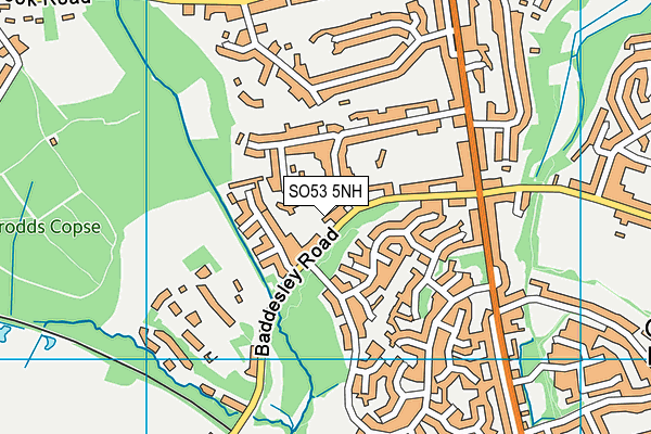 SO53 5NH map - OS VectorMap District (Ordnance Survey) SO53 5NH map - OS VectorMap District (Ordnance Survey)