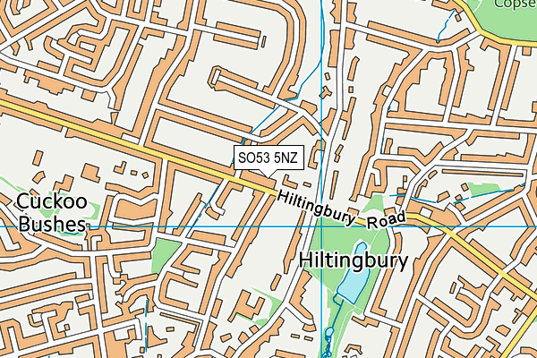 SO53 5NZ map - OS VectorMap District (Ordnance Survey) SO53 5NZ map - OS VectorMap District (Ordnance Survey)