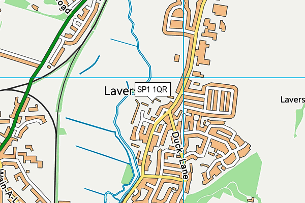SP1 1QR map - OS VectorMap District (Ordnance Survey) SP1 1QR map - OS VectorMap District (Ordnance Survey)