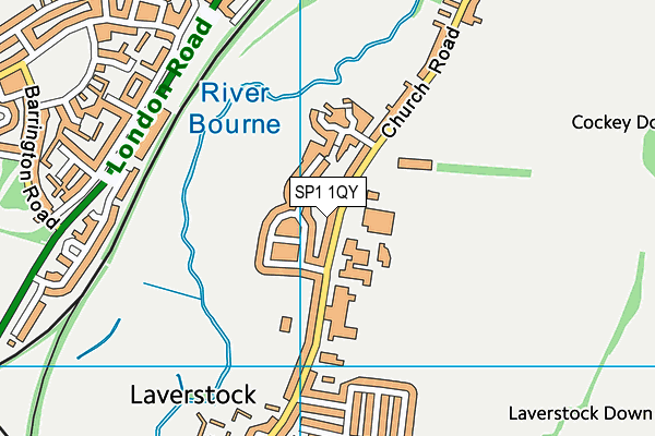SP1 1QY map - OS VectorMap District (Ordnance Survey) SP1 1QY map - OS VectorMap District (Ordnance Survey)