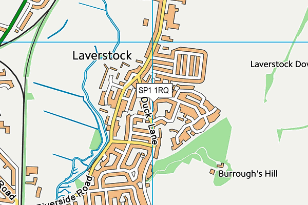 SP1 1RQ map - OS VectorMap District (Ordnance Survey) SP1 1RQ map - OS VectorMap District (Ordnance Survey)