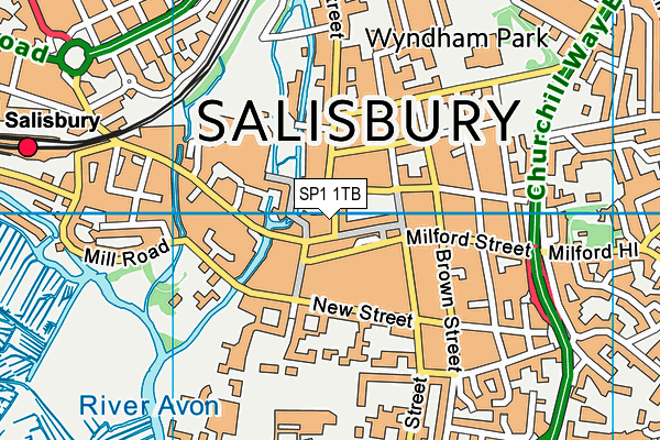 SP1 1TB map - OS VectorMap District (Ordnance Survey) SP1 1TB map - OS VectorMap District (Ordnance Survey)