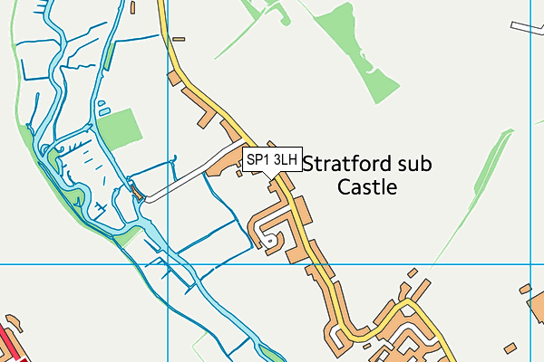 SP1 3LH map - OS VectorMap District (Ordnance Survey) SP1 3LH map - OS VectorMap District (Ordnance Survey)
