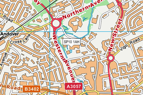SP10 1AH map - OS VectorMap District (Ordnance Survey) SP10 1AH map - OS VectorMap District (Ordnance Survey)