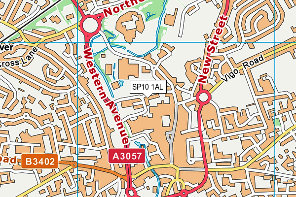 SP10 1AL map - OS VectorMap District (Ordnance Survey) SP10 1AL map - OS VectorMap District (Ordnance Survey)