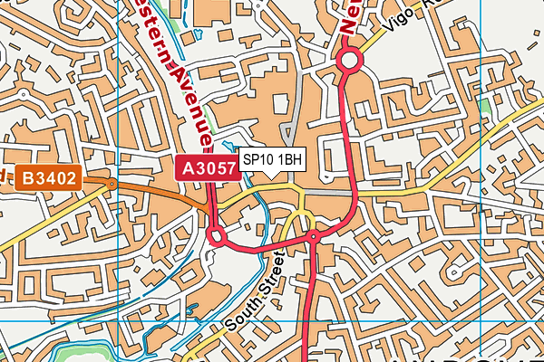 SP10 1BH map - OS VectorMap District (Ordnance Survey) SP10 1BH map - OS VectorMap District (Ordnance Survey)