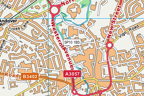 SP10 1BS map - OS VectorMap District (Ordnance Survey) SP10 1BS map - OS VectorMap District (Ordnance Survey)