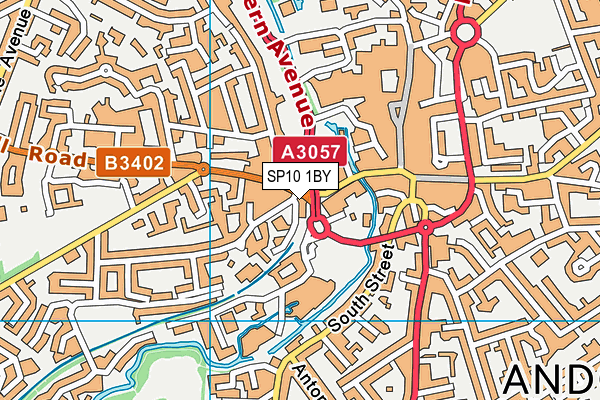 SP10 1BY map - OS VectorMap District (Ordnance Survey) SP10 1BY map - OS VectorMap District (Ordnance Survey)