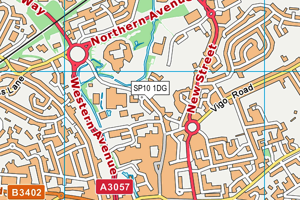 SP10 1DG map - OS VectorMap District (Ordnance Survey) SP10 1DG map - OS VectorMap District (Ordnance Survey)