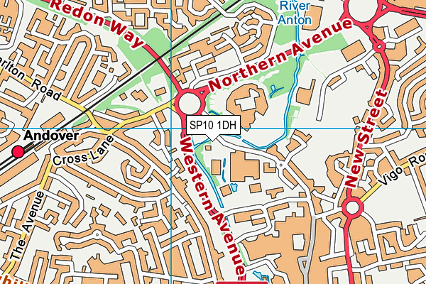 SP10 1DH map - OS VectorMap District (Ordnance Survey) SP10 1DH map - OS VectorMap District (Ordnance Survey)
