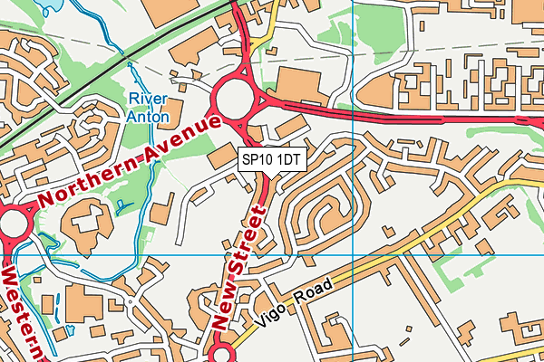 SP10 1DT map - OS VectorMap District (Ordnance Survey) SP10 1DT map - OS VectorMap District (Ordnance Survey)