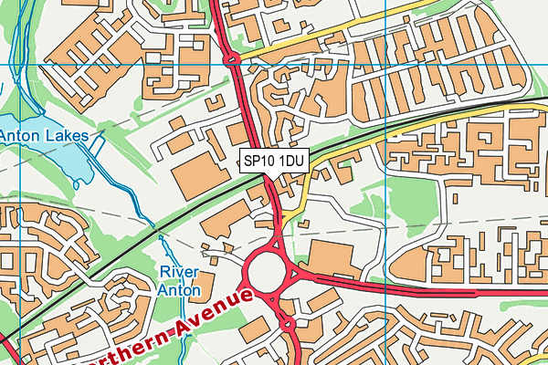 SP10 1DU map - OS VectorMap District (Ordnance Survey) SP10 1DU map - OS VectorMap District (Ordnance Survey)