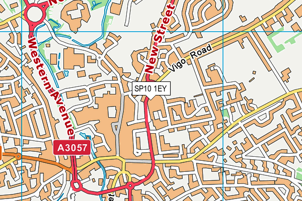 SP10 1EY map - OS VectorMap District (Ordnance Survey) SP10 1EY map - OS VectorMap District (Ordnance Survey)