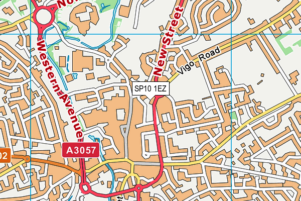 SP10 1EZ map - OS VectorMap District (Ordnance Survey) SP10 1EZ map - OS VectorMap District (Ordnance Survey)