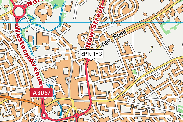 SP10 1HG map - OS VectorMap District (Ordnance Survey) SP10 1HG map - OS VectorMap District (Ordnance Survey)