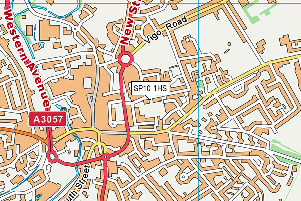 SP10 1HS map - OS VectorMap District (Ordnance Survey) SP10 1HS map - OS VectorMap District (Ordnance Survey)