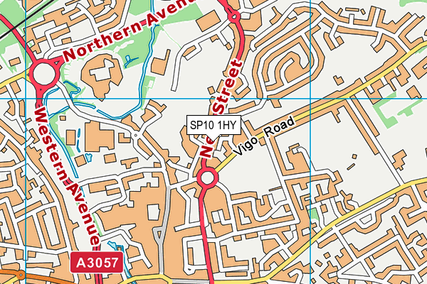SP10 1HY map - OS VectorMap District (Ordnance Survey) SP10 1HY map - OS VectorMap District (Ordnance Survey)