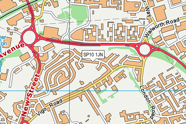 SP10 1JN map - OS VectorMap District (Ordnance Survey) SP10 1JN map - OS VectorMap District (Ordnance Survey)