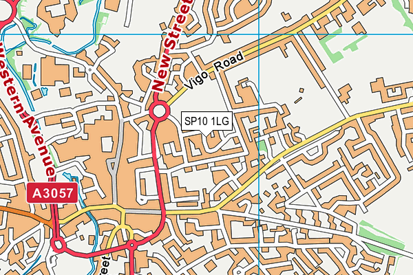 SP10 1LG map - OS VectorMap District (Ordnance Survey) SP10 1LG map - OS VectorMap District (Ordnance Survey)