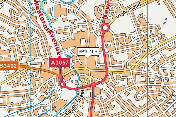 SP10 1LH map - OS VectorMap District (Ordnance Survey) SP10 1LH map - OS VectorMap District (Ordnance Survey)