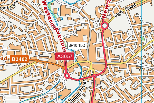 SP10 1LQ map - OS VectorMap District (Ordnance Survey) SP10 1LQ map - OS VectorMap District (Ordnance Survey)